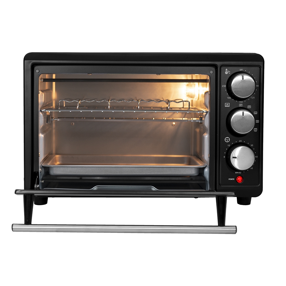 Kelvinator 20L Oven Toaster Griller (OTG), Black, KOTGR00220