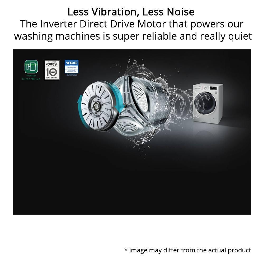 LG 8 Kg Front Loading Fully Automatic Washing Machine FHT1208SWW