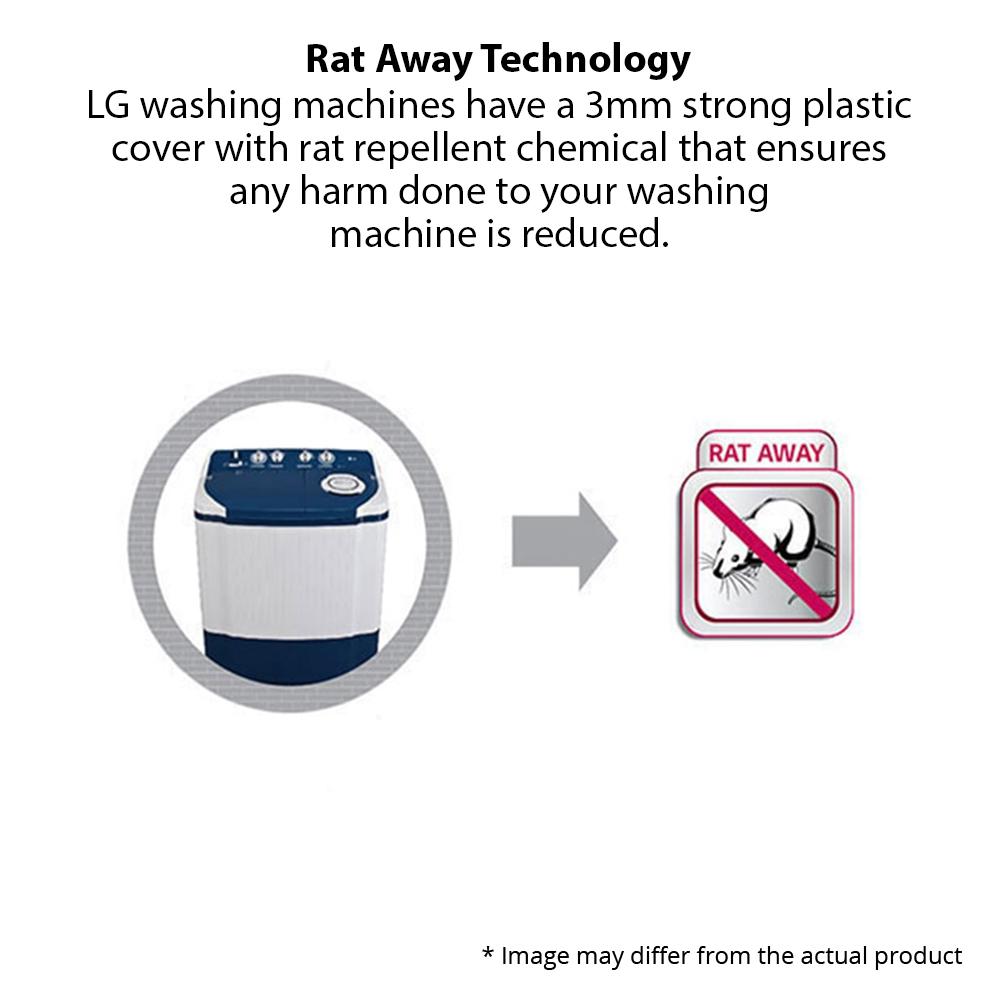 LG 10 Kg Top Loading Semi Automatic Washing Machine P1040SRAZ