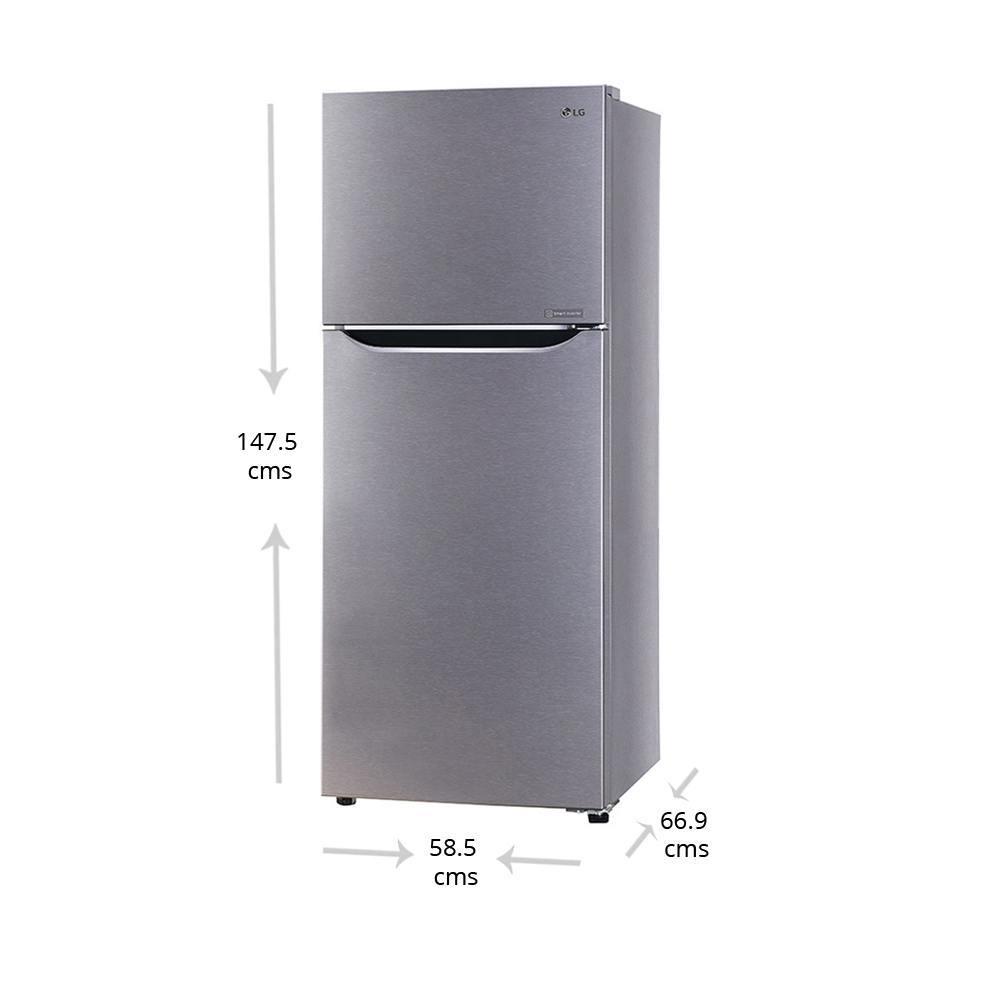 Lg dazzle store steel refrigerator
