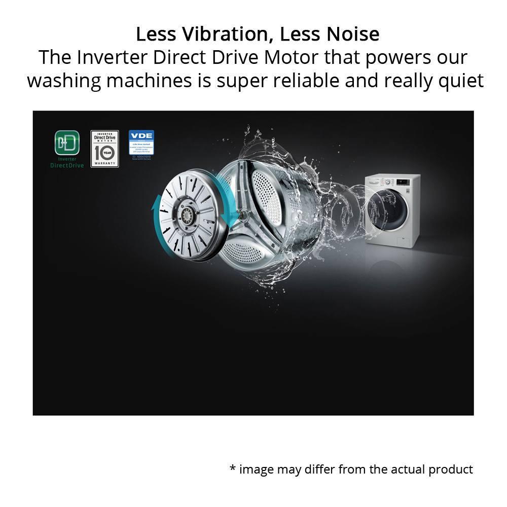 LG 8 Kg Front Loading Fully Automatic Washing Machine FHT1408SWS