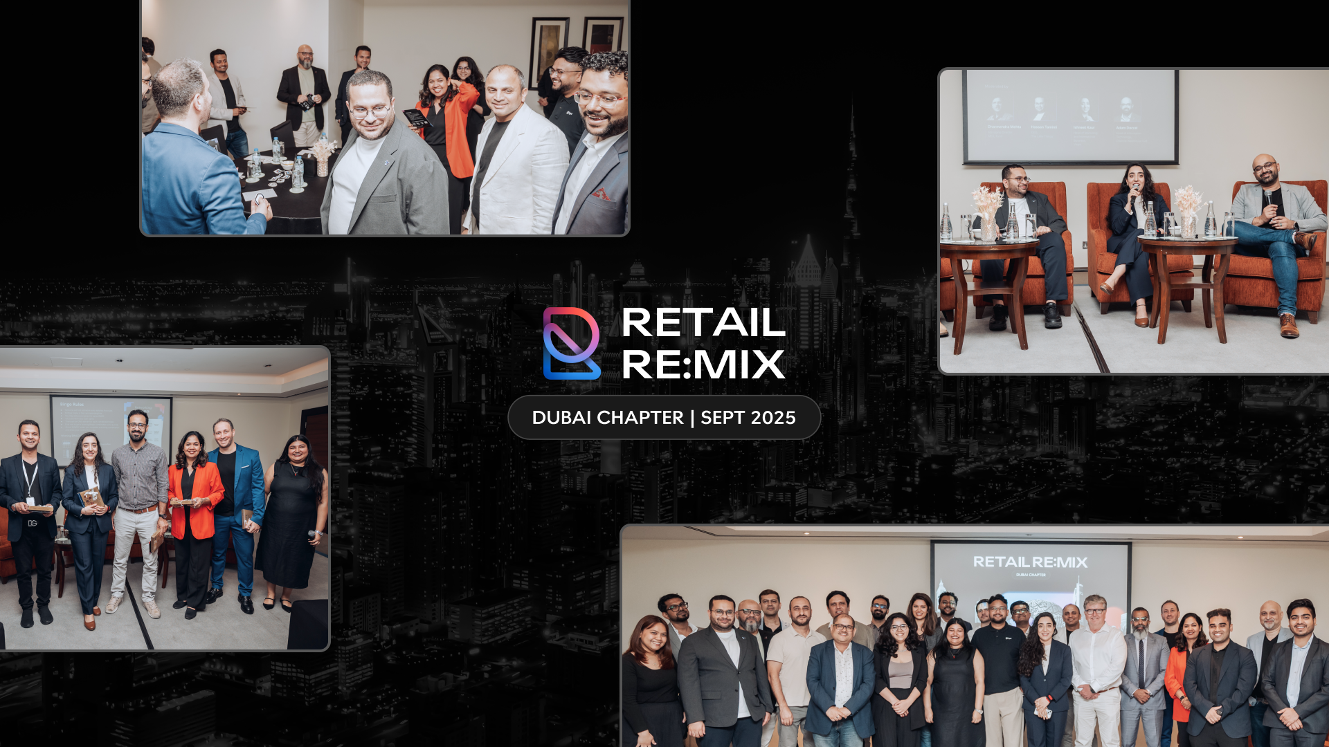 Retail Re:Mix Dubai 2025, a global retail innovation event banner with Dubai skyline