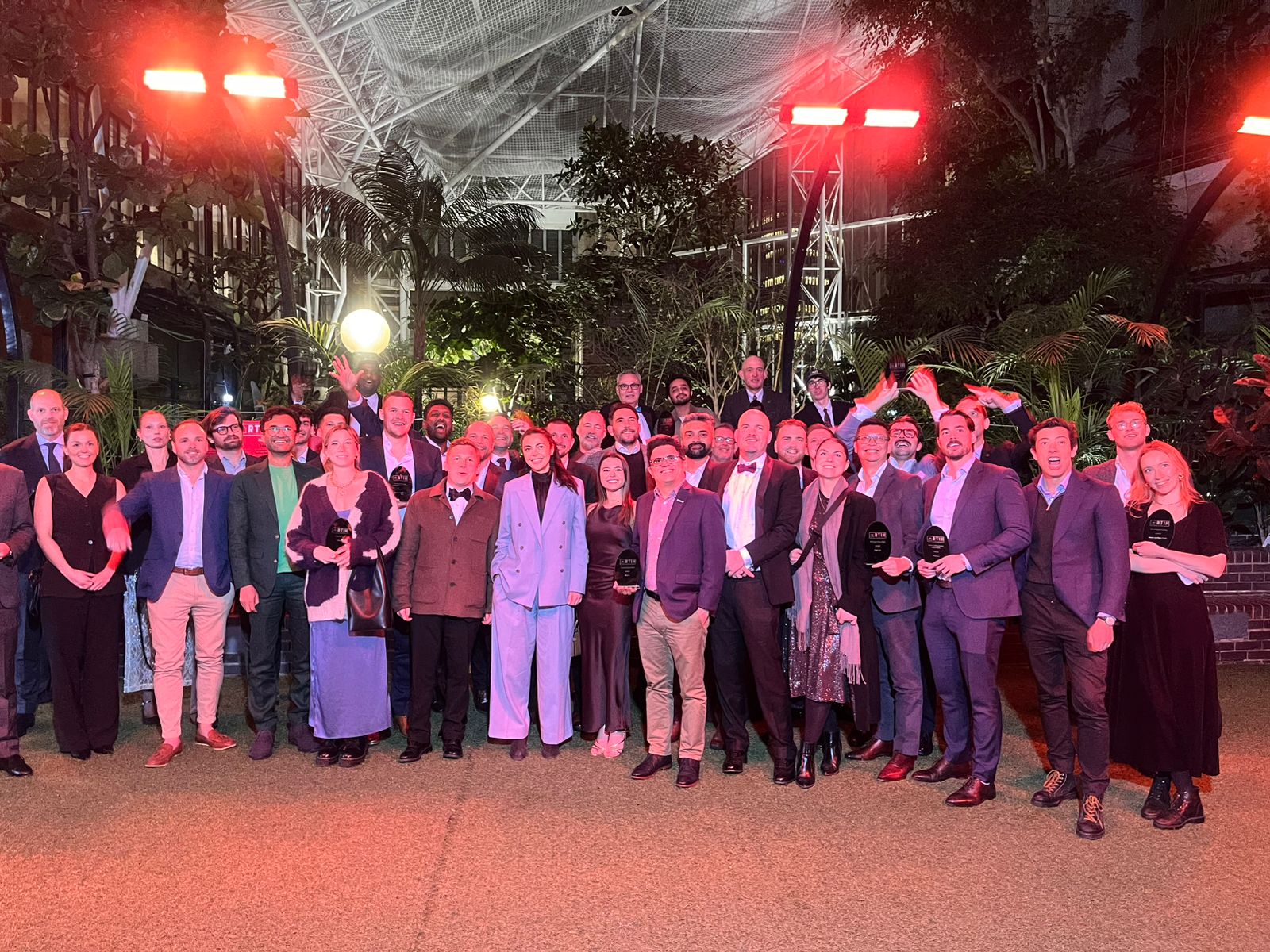 Group photo from a Fynd retail event