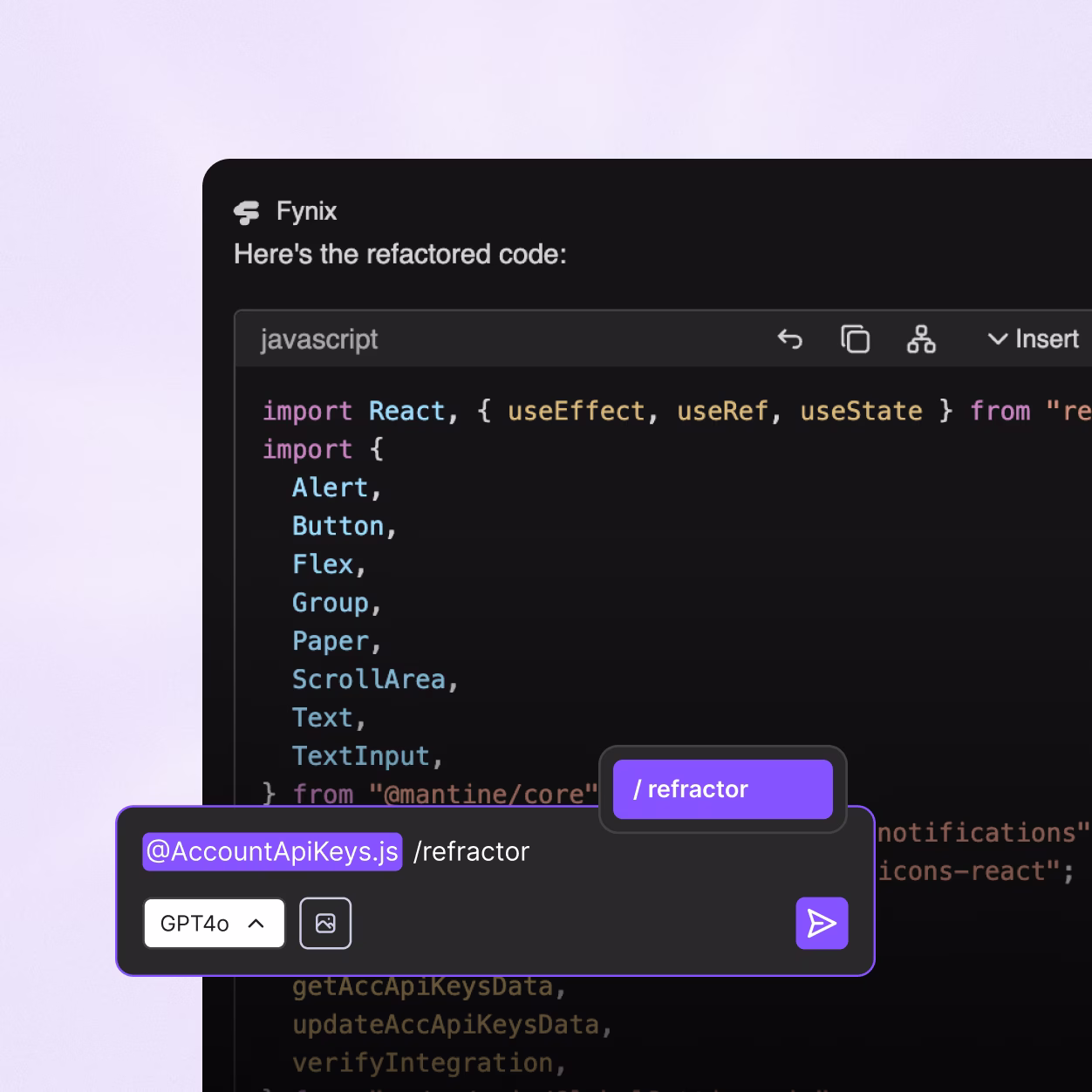 Optimize code