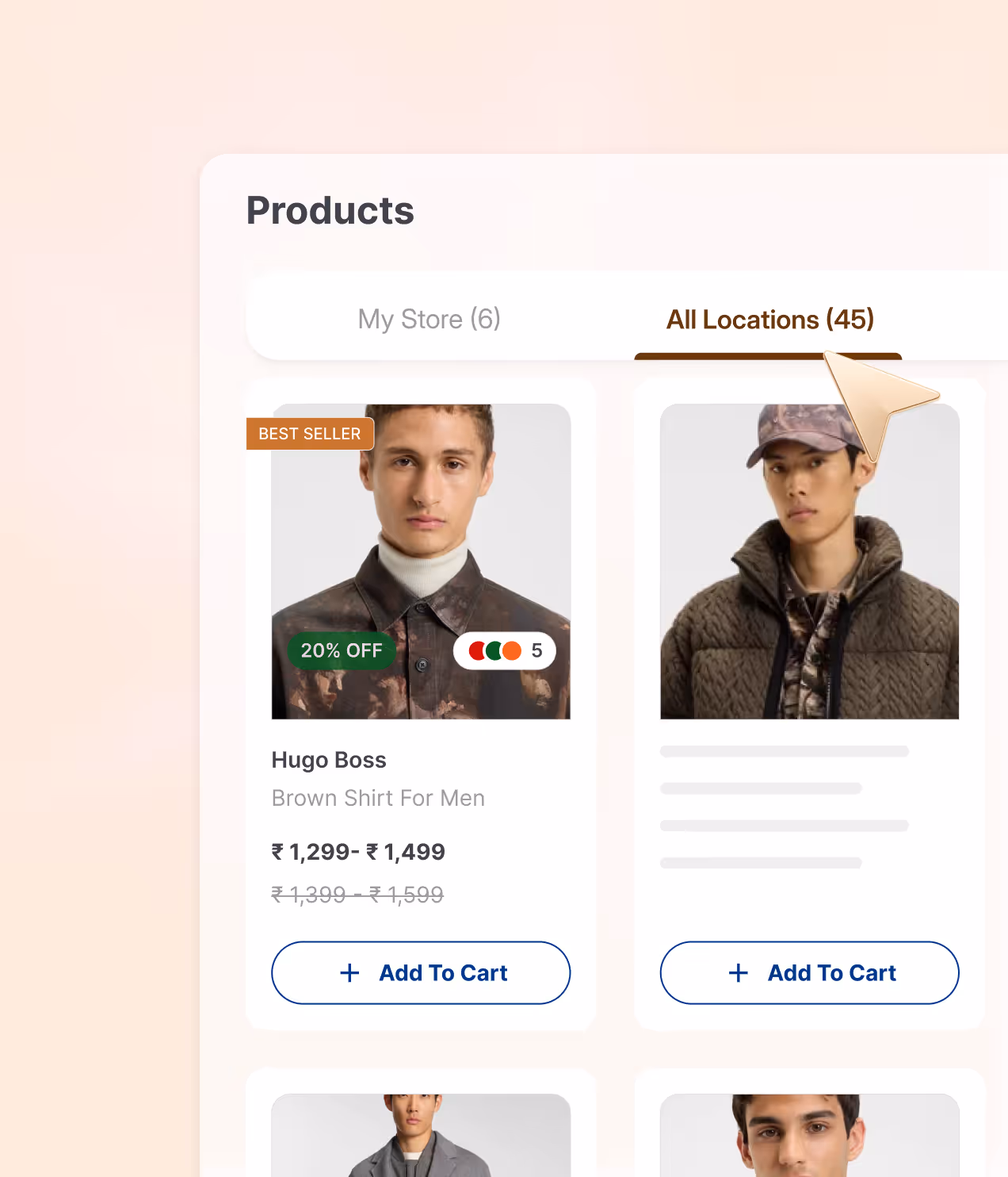 Inventory visibility across stores and warehouses