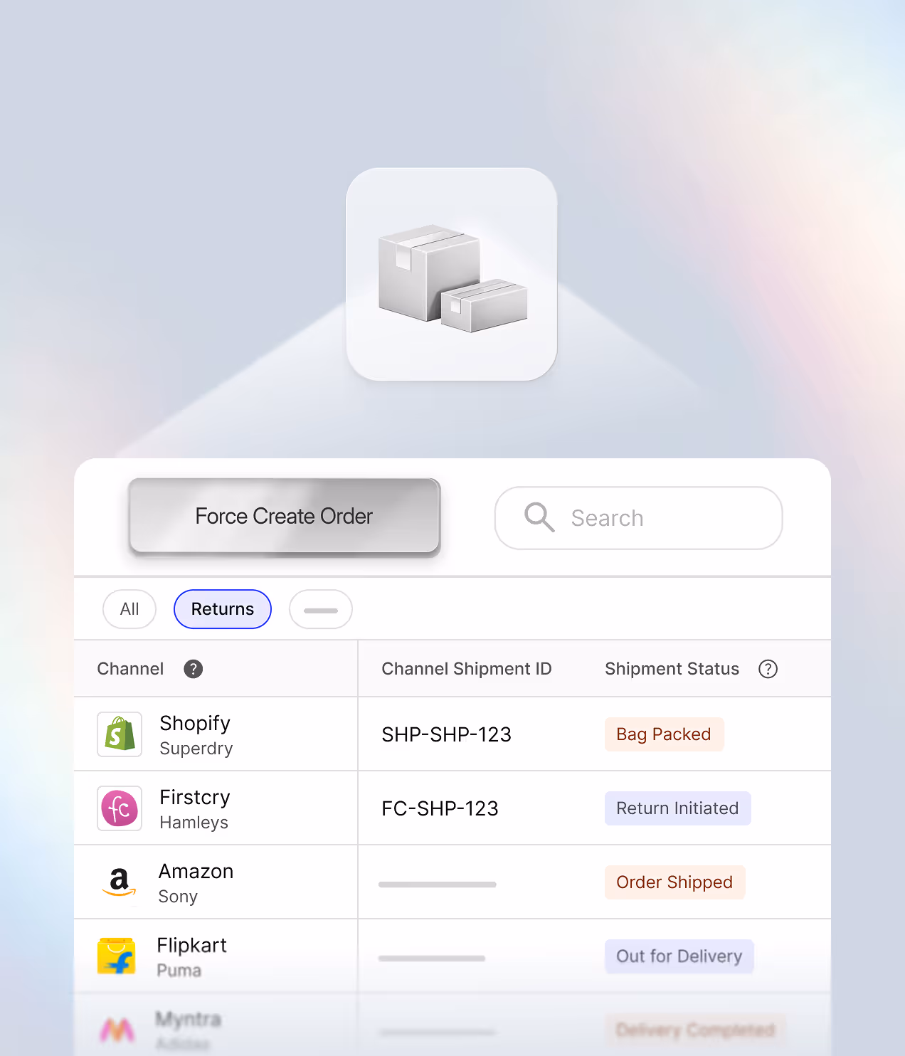 End-to-end order management