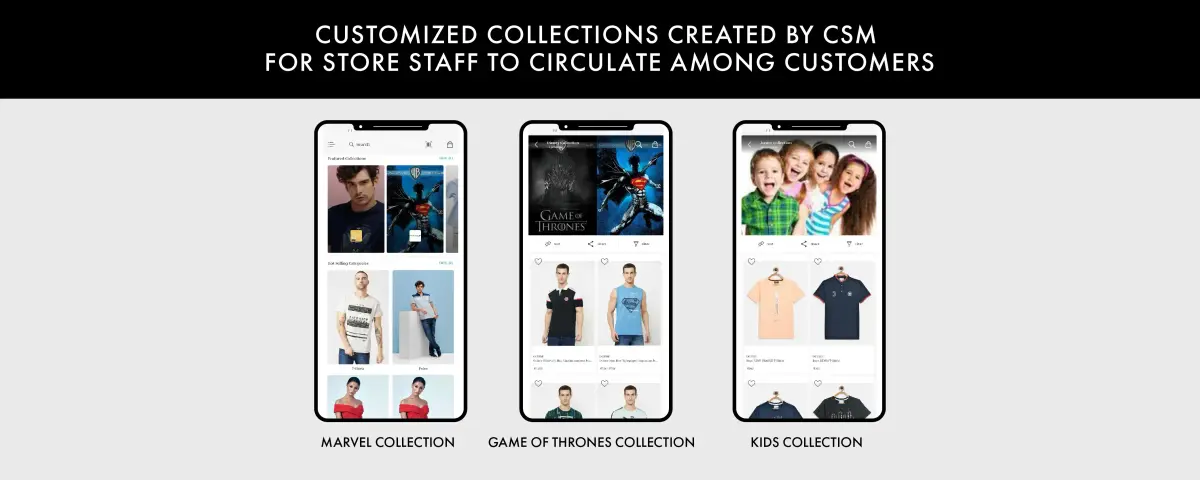 Customized collections.