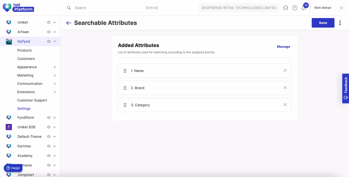 Enhanced Search Options