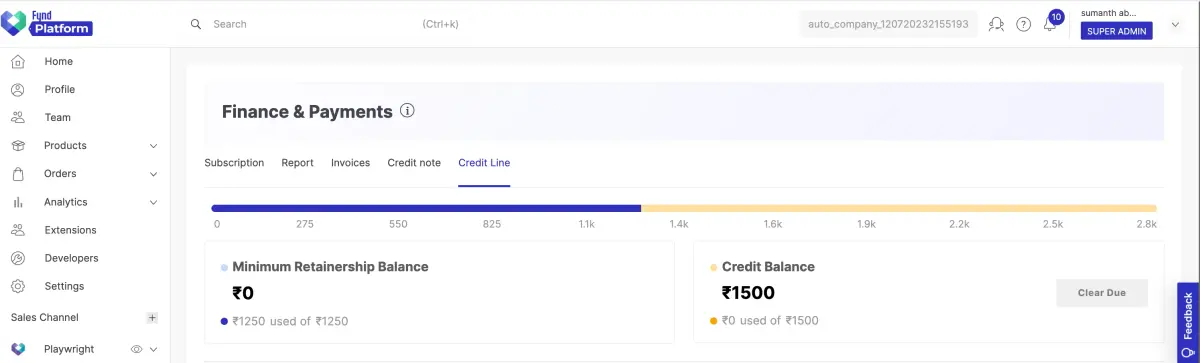 Credit Debit Note Enhancement