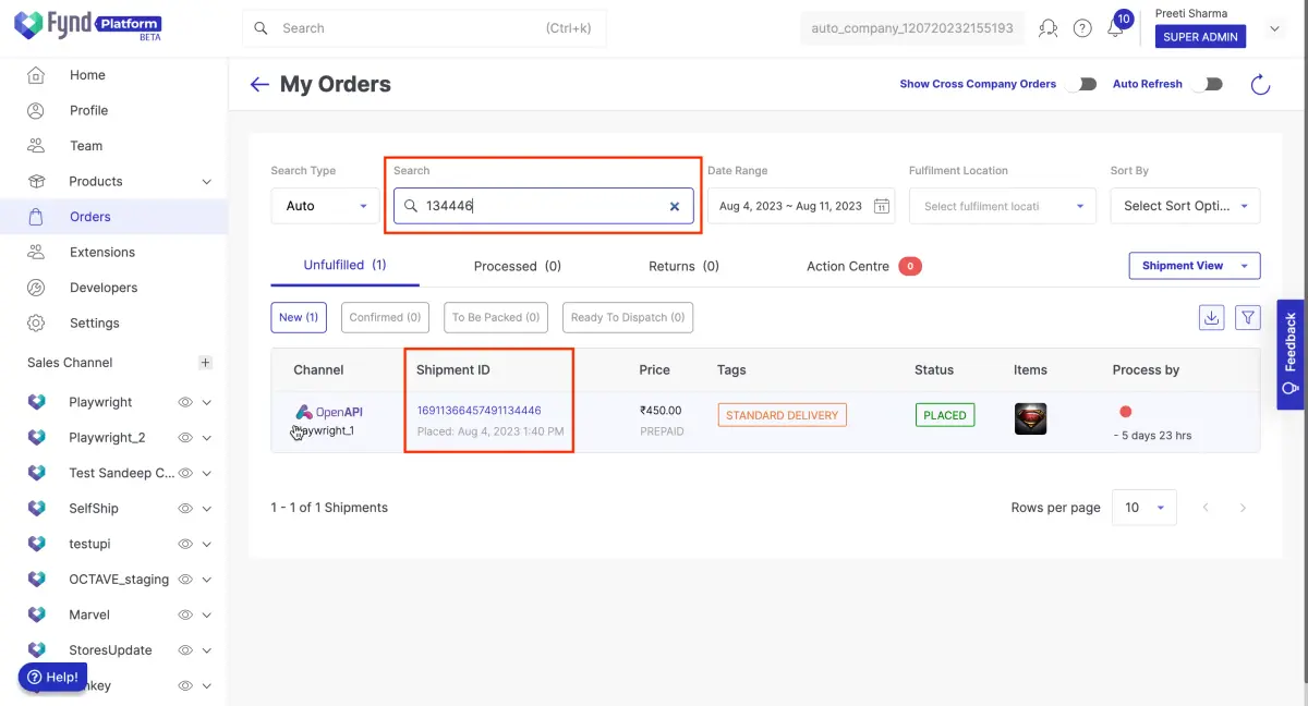 Refined ID Search