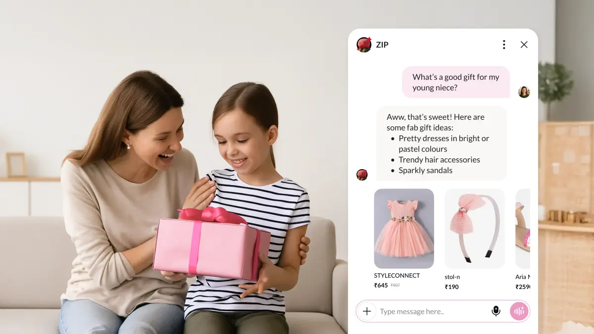 An image showing happy customers who finds right product with Fynd ZIP 