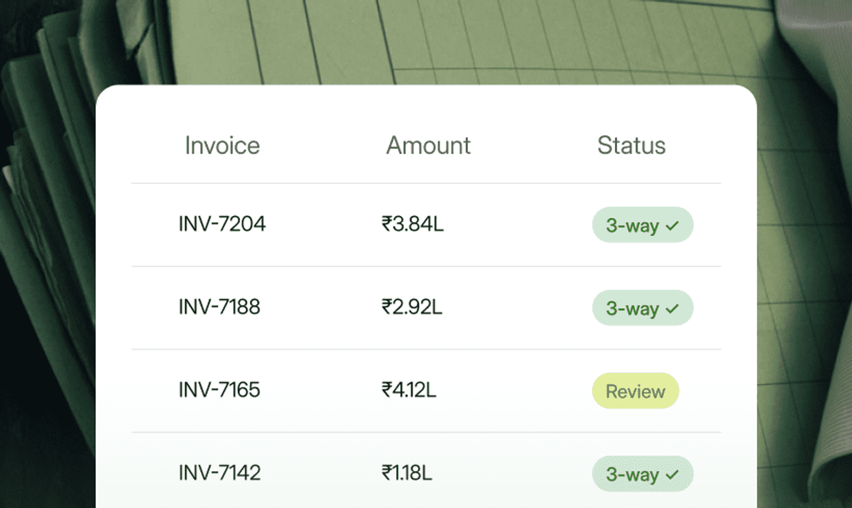 SourceX AI finance manager invoice automation