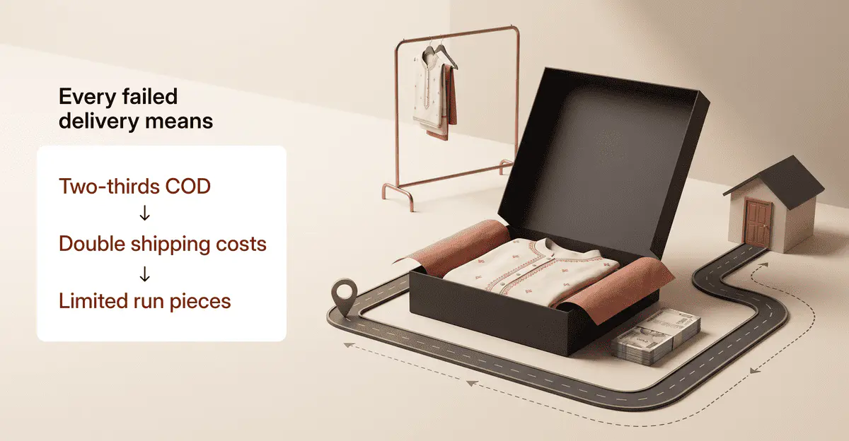 The challenge: High value with cash paid on delivery