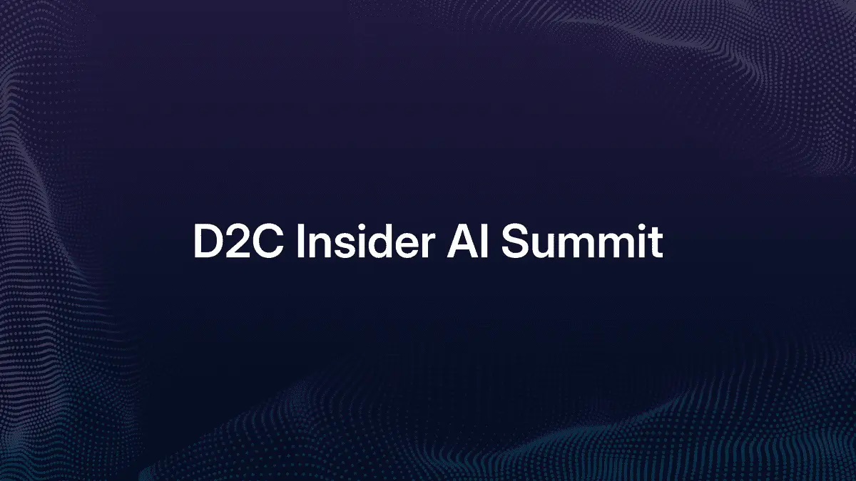 An image showing D2C Frontier AI summit event 
