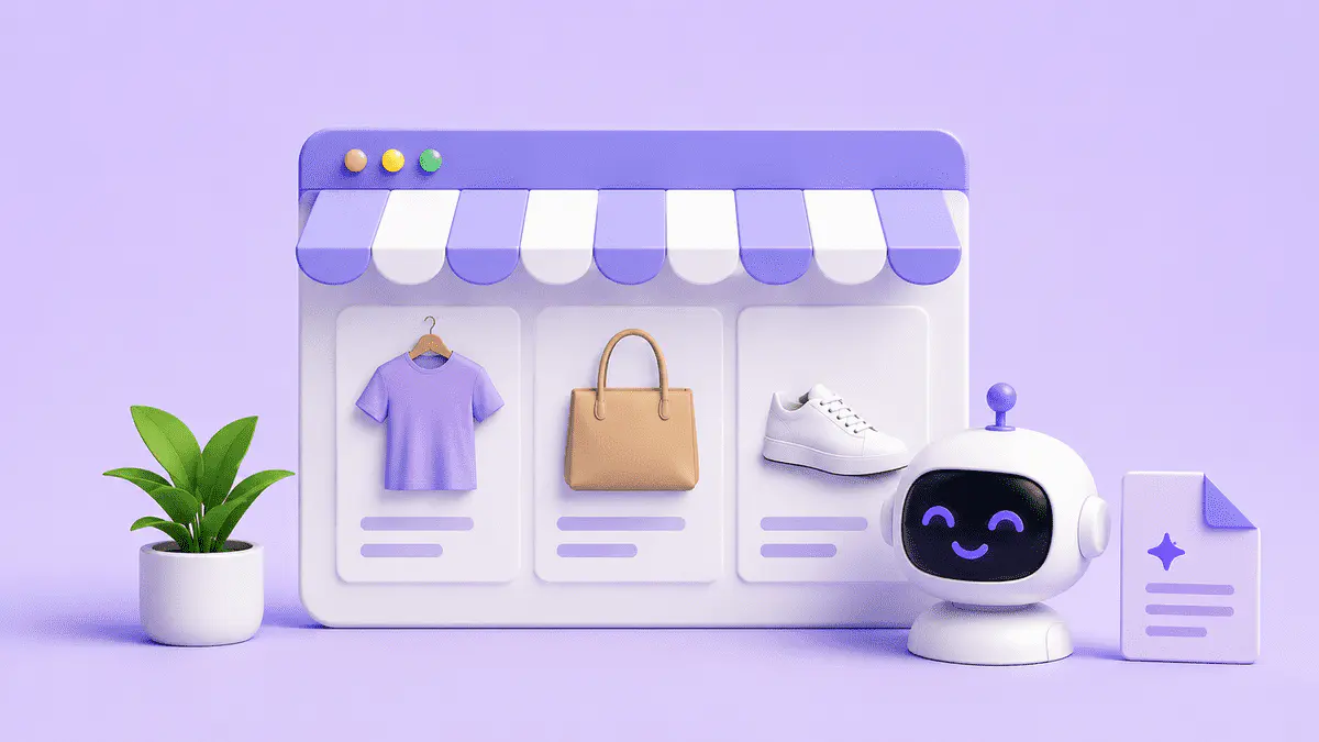 AI-first ecommerce storefront with an AI shopping assistant, machine-readable discovery files and structured product catalog for AI-powered commerce.