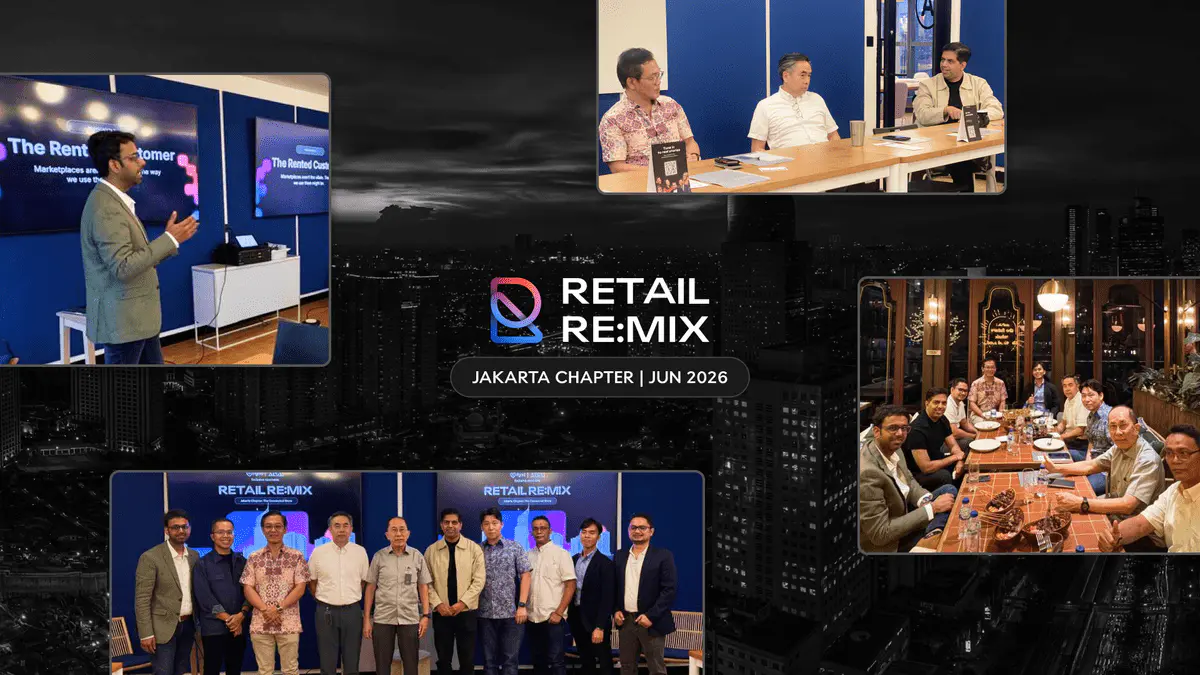 An image showing the banner of Fynd Retail re:mix Jakarta