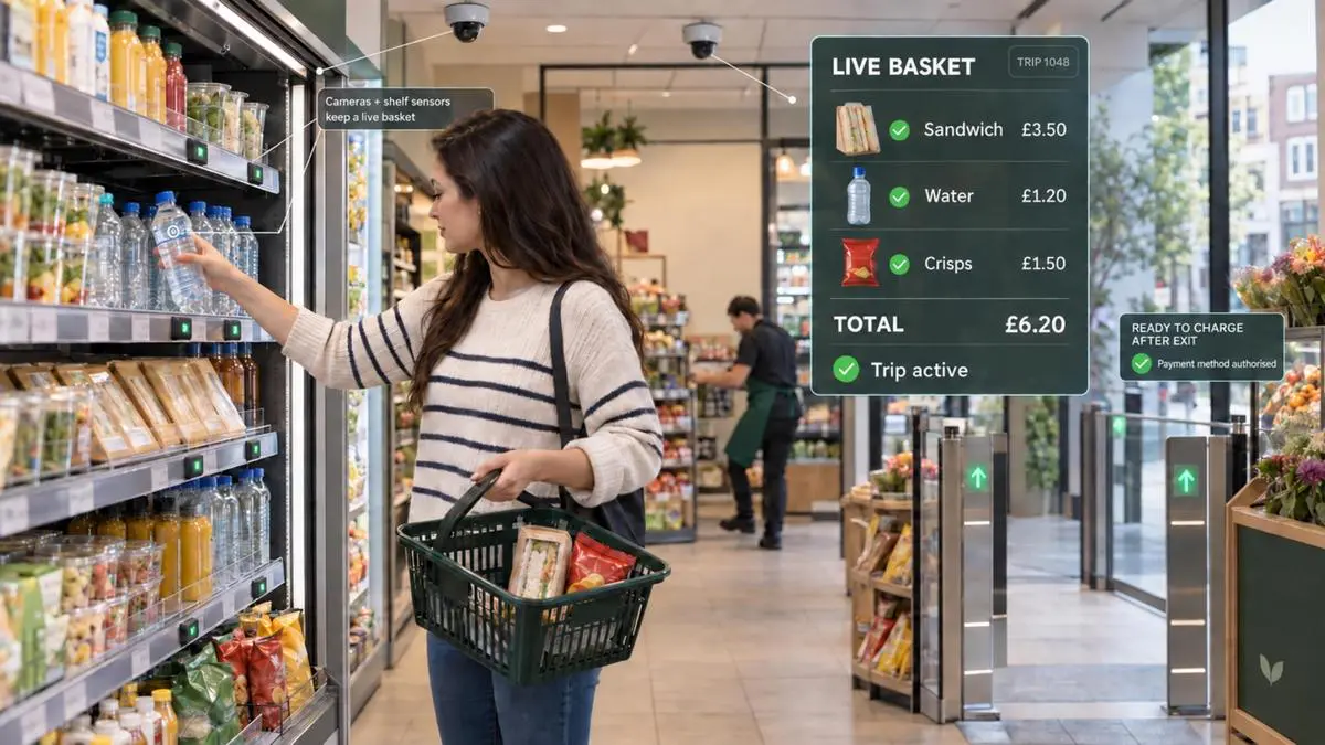 Checkout-free stores: how cashierless retail technology works