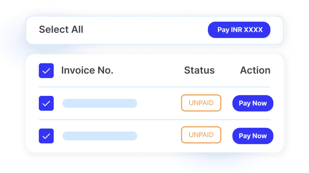 Introduced Multiple Invoice Payments