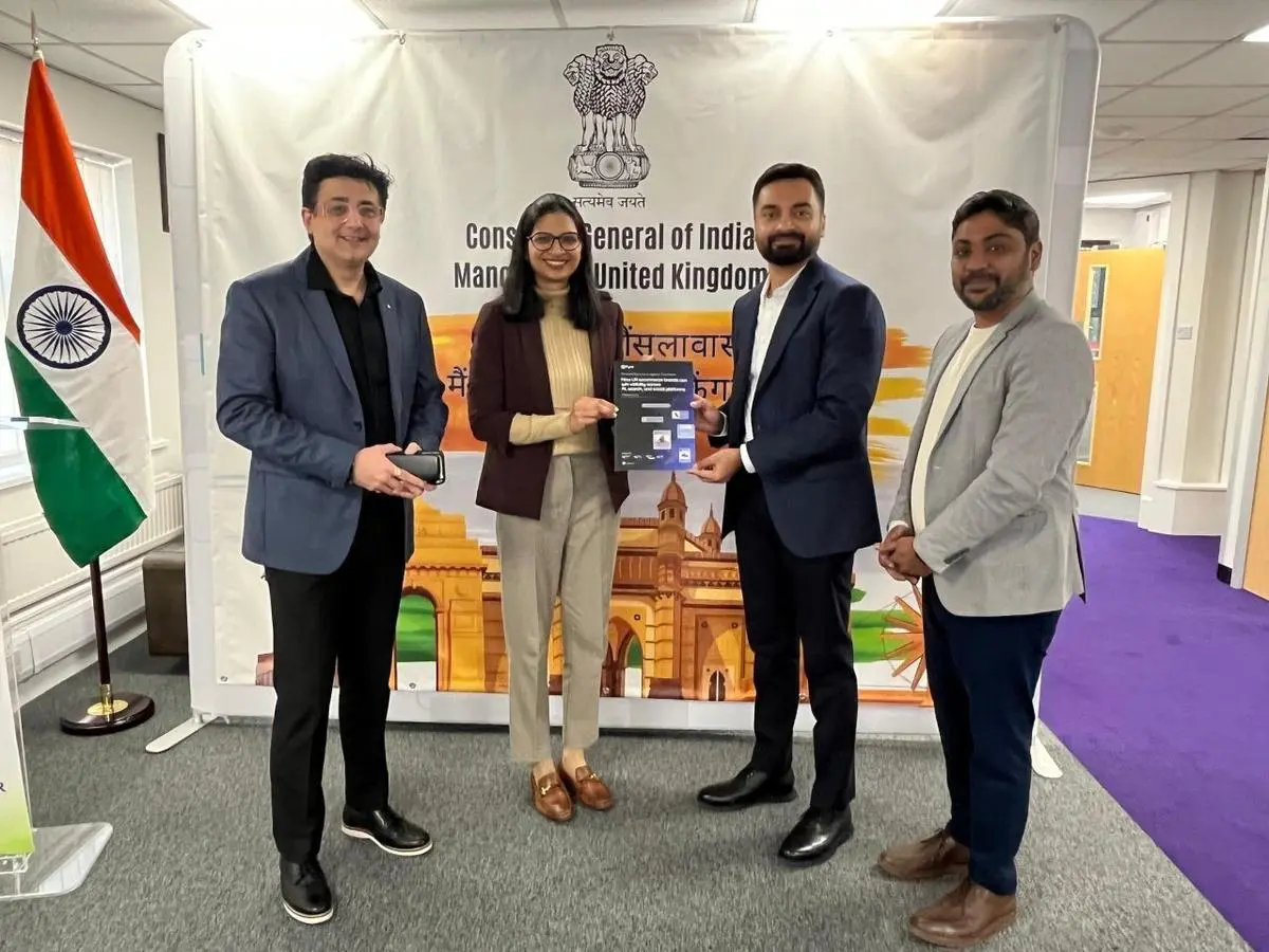 Fynd team at the Consulate General of India in Manchester