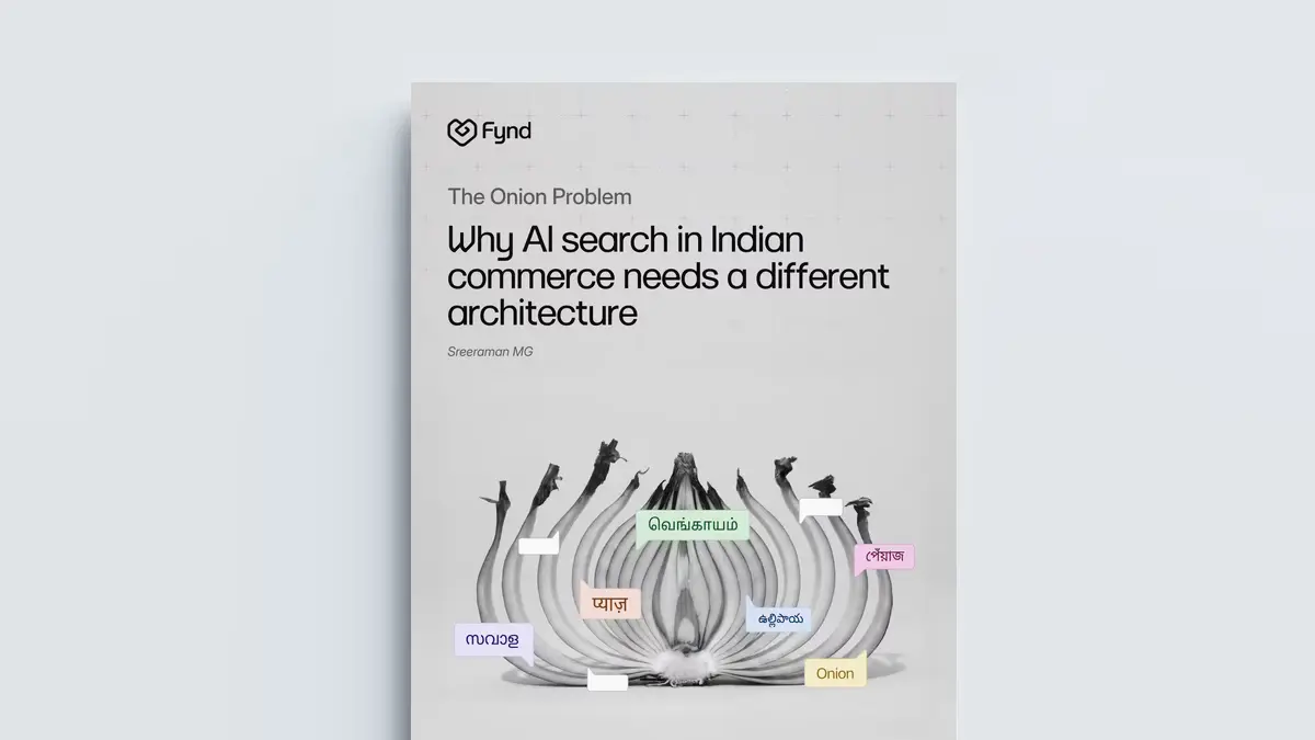 Why AI search in Indian commerce needs a different architecture
