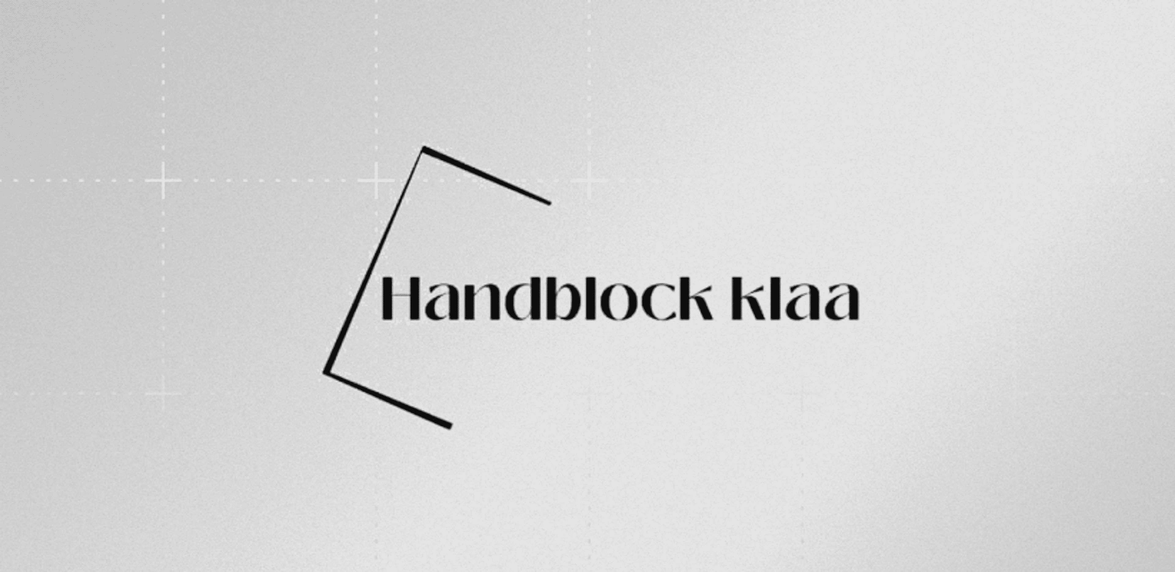 Handblock Klaa