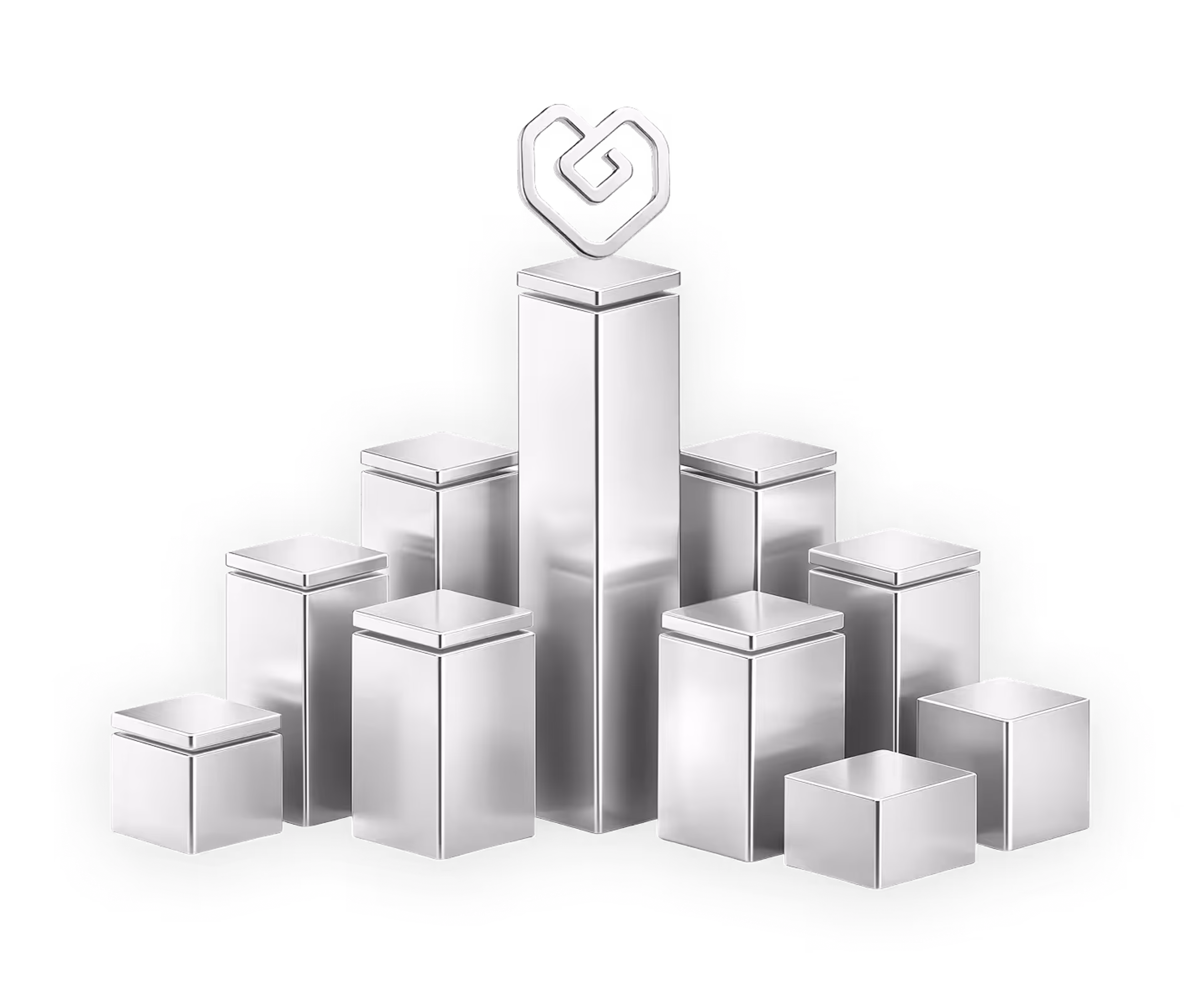 Metallic Fynd partner podiums