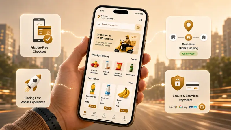 Why mobile-optimised Quick Commerce websites matter in 2026