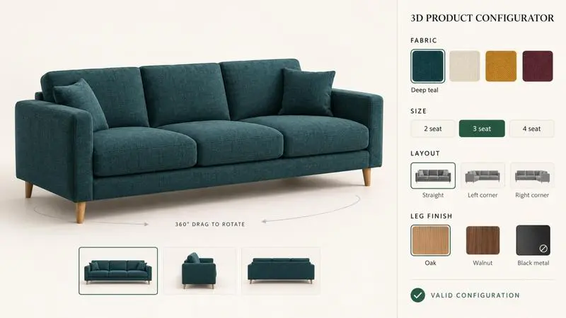 3D product configurator software: a buyer's checklist