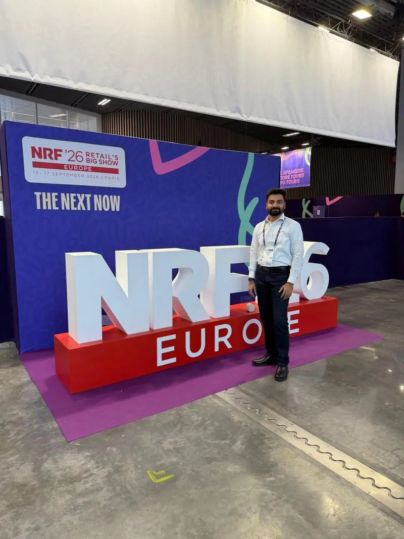 Sreeraman at NRF '26 Europe Retail's Big Show in Paris