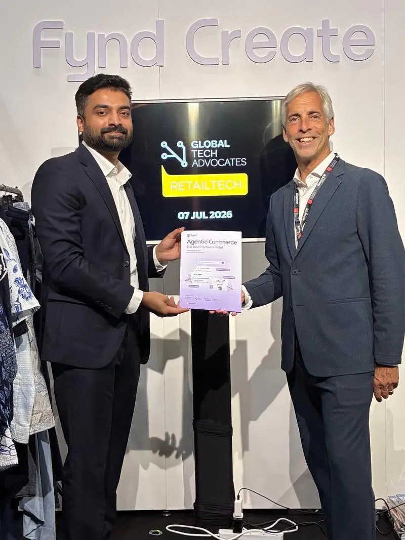 Sreeraman leading Global Tech Advocates RetailTech Group with Oliver Kaye at Fynd Create