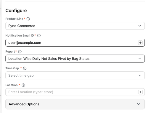 Dynamic Report Parameters
