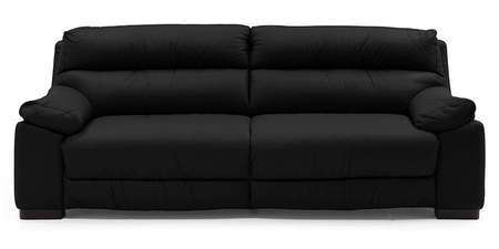 MTO Thiene 3 Seater Leather Sofa (Licorice Italina Leather)