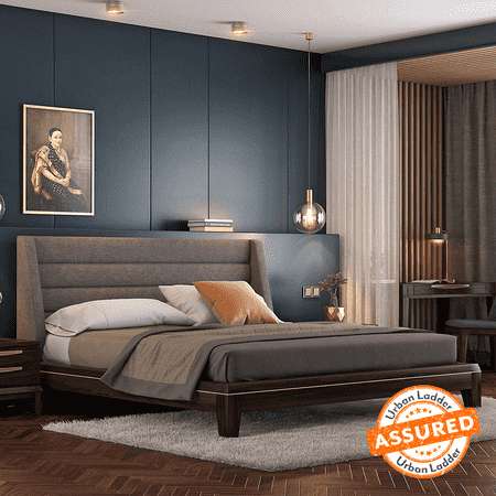 Emerald Teak Bed (Bed Size : King, Finish : teak)