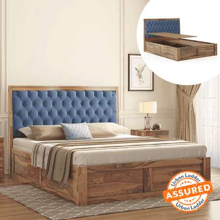 Bellucci Folding Chair (Finish : teak; Colour : black & white)