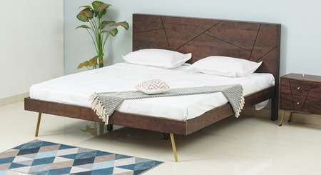 Albert 6 Seater Solid Wood Dining Table Finish- Light Wood