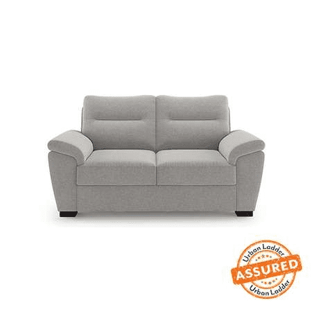 Adelaide Essential 2 Seater Fabric Sofa (Vapour Grey)