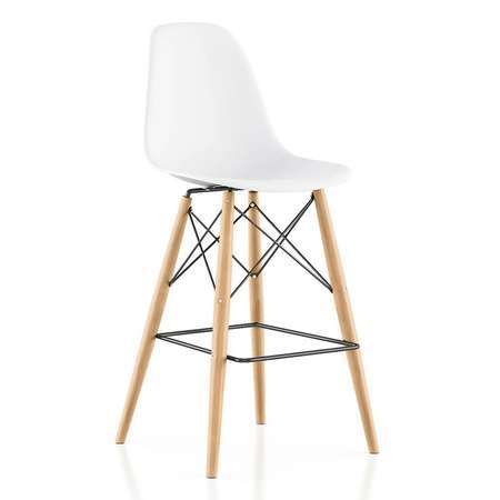 Persica Dining Chair - Set Of 2 (Colour : Beige; Finish : Dark Walnut)