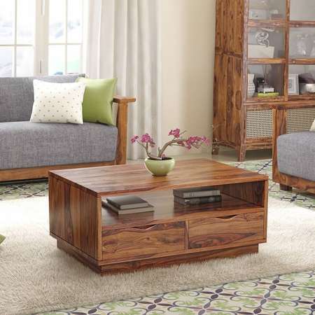 Claire Coffee Table (Finish : Mahogany; Size : Large)