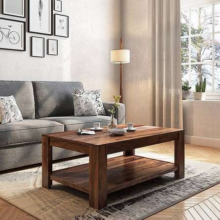 Claire Coffee Table (Finish : Teak; Size : Large)