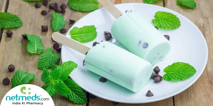 Mint Chocolate Chip Frozen Yoghurt