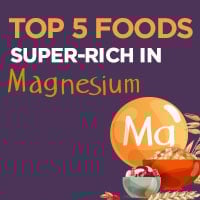 5 Foods Abundant In Magnesium That Are Incredibly Healthy - Infographic