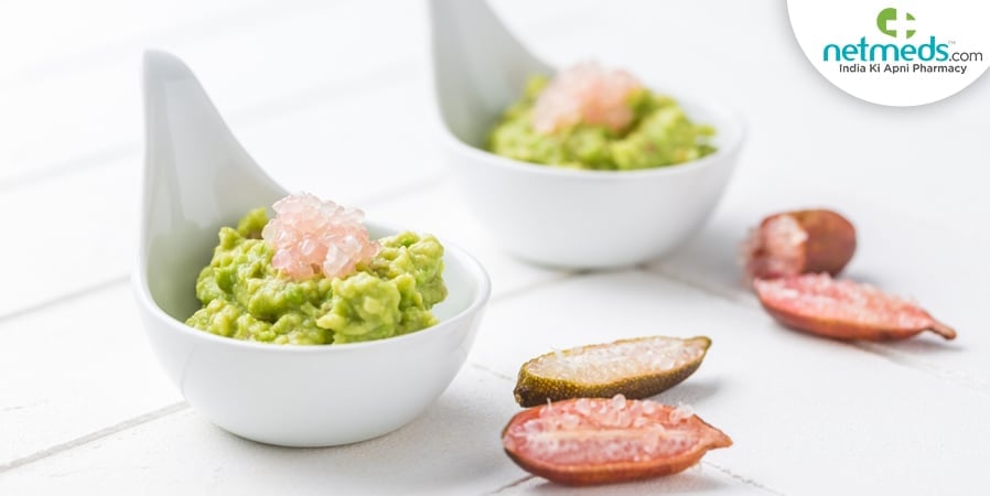 finger lime salad