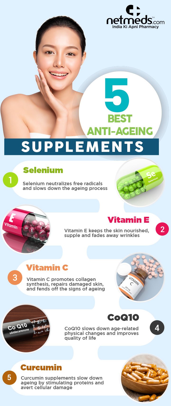 Anti ageing supplements