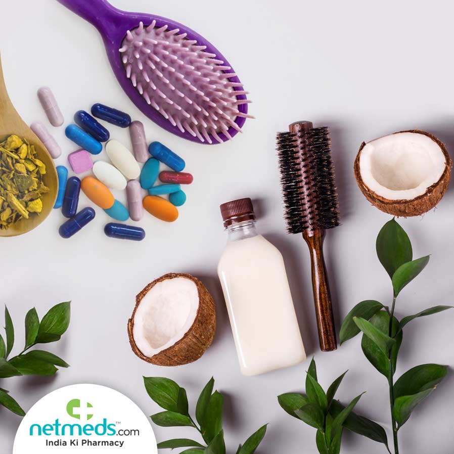Hair growth oils and supplements