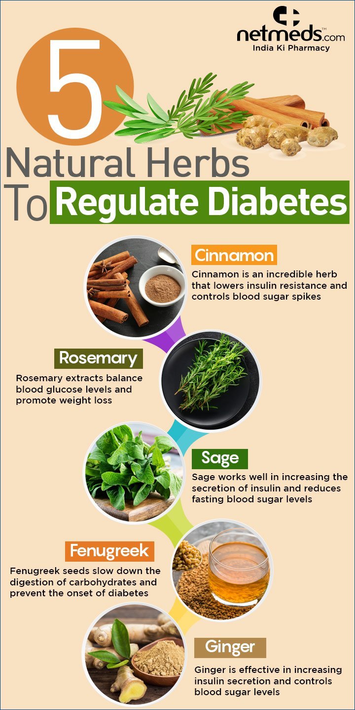 5 natural herbs to regulate diabetes