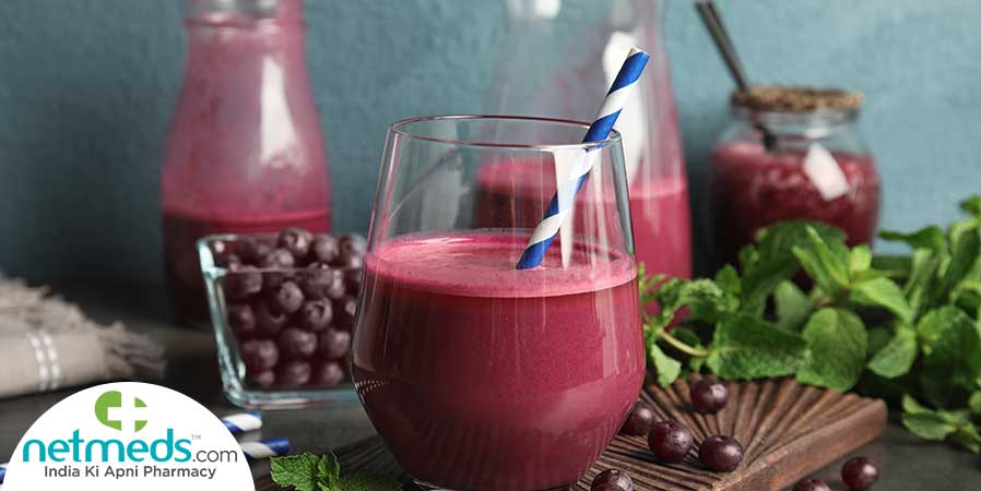 Acai and acai juice