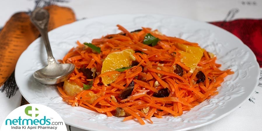 Prune, onion and orange salad
