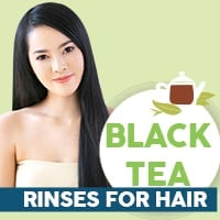 5 Astonishing Black Tea Rinses DIY Ideas For A Healthy And Lustrous Mane - Infographic