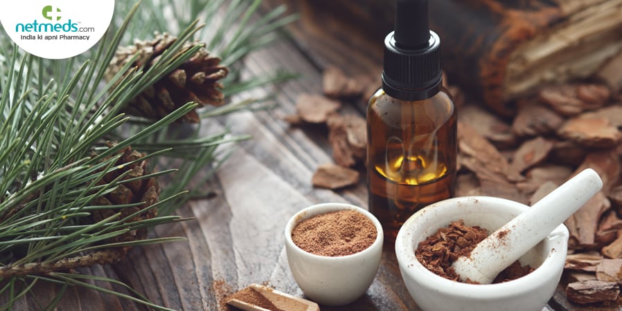 Chir Pine Powder And Essential Oil
