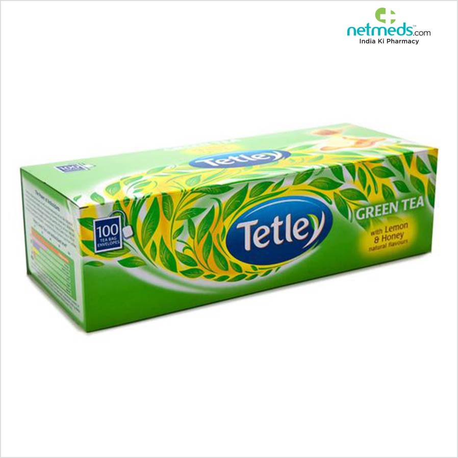 green tea with lemon and honey flavours